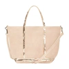 VANESSA BRUNO LINEN AND SEQUIN S CABAS TOTE,VBR894RFPIN