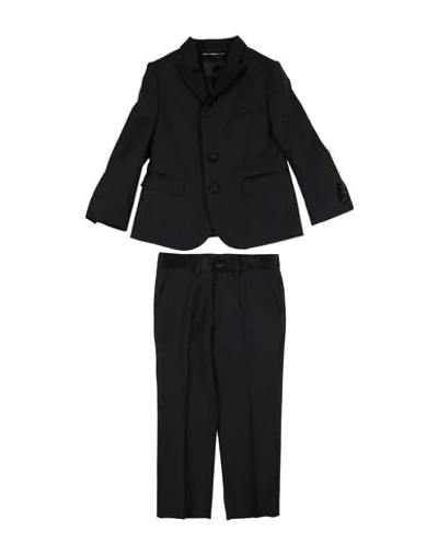 Dolce & Gabbana Babies' Suits In Dark Blue