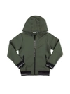 GIVENCHY ZIPPED SWEATSHIRT IN GREEN