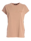 BALMAIN KIMONO SLEEVE T-SHIRT IN BEIGE