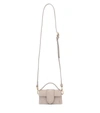 JACQUEMUS LE PETIT BAMBINO SUEDE SHOULDER BAG,P00505721