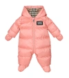 BURBERRY BABY DOWN SNOWSUIT,P00516160