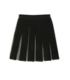 BURBERRY ICON STRIPE STRETCH-WOOL SKIRT,P00516161