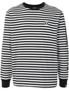 AAPE BY A BATHING APE STRIPED LONG-SLEEVED TOP