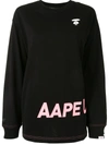 AAPE BY A BATHING APE AAPE UNIVERSE LOGO T-SHIRT