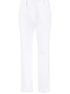Haider Ackermann Mid-rise Straight-leg Trousers In White