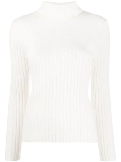 N•peal Turtle Neck Jumper In Neutrals