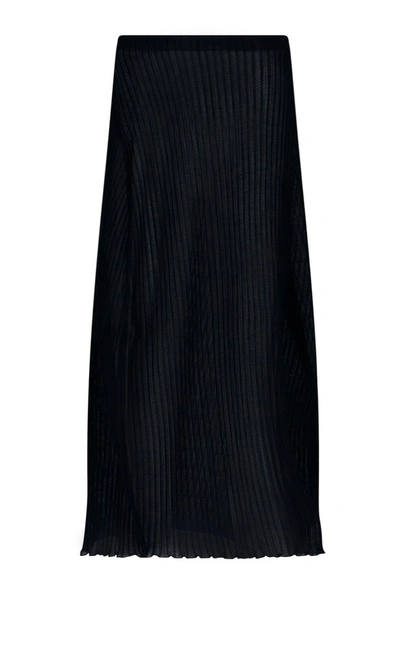 Jil Sander Women's Black Polyester Skirt