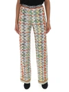 MISSONI MISSONI KNITTED PATTERNED TROUSERS