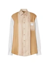 BURBERRY Oversized Silk Panel Shirt