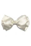 Teya Hair Clip Gala White In White