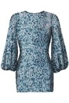 Retroféte Tara Dress In Blue In Blue