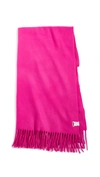Rag & Bone Classic Wool Scarf In Berry