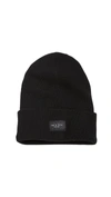 Rag & Bone Addison Ribbed-knit Beanie In Black