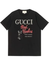 GUCCI MAD COOKIES EMBROIDERED T-SHIRT