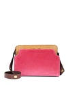 MARNI Trunk Reverse Velvet Crossbody Bag,060062803896