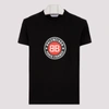 BALENCIAGA BLACK CLUB VINTAGE LOGO T-SHIRT,23218