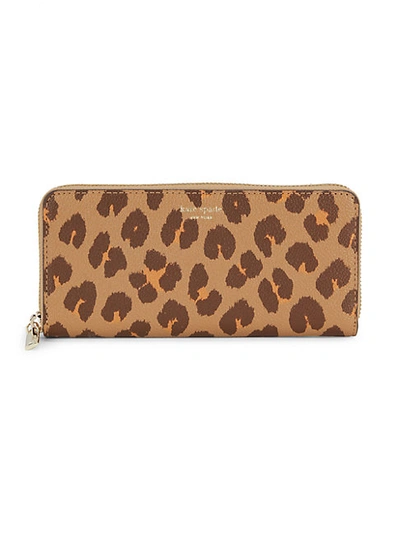 Kate Spade Margaux Leopard-print Leather Wallet