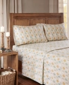 WOOLRICH TRUE NORTH BY SLEEP PHILOSOPHY NOVELTY PRINTED COTTON FLANNEL 4-PC. SHEET SET, KING