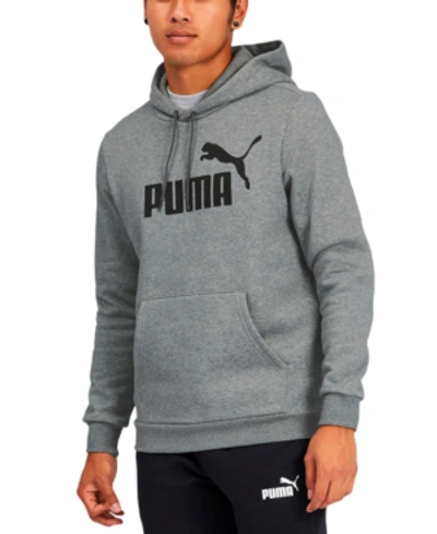 PUMA MEN'S FLEECE LOGO HOODIE