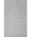 Nuloom Textures Handwoven Caryatid Solid 5' X 8' Area Rug In Light Gray