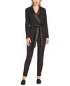 ADRIANNA PAPELL PLUS SIZE TUXEDO JUMPSUIT