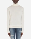 DOLCE & GABBANA HIGH NECK SWEATER IN CASHMERE