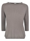 A PUNTO B REGULAR FIT PLAIN SWEATER,P962/TS525 CASTAGNA