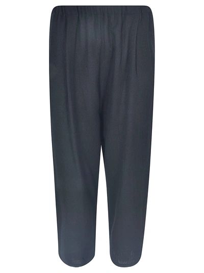 A Punto B Cropped Wide-leg Trousers In Black