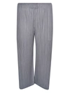 ISSEY MIYAKE PLEAT EFFECT CROPPED TROUSERS,11540030