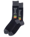 HOT SOX MEN'S CHECK OUT MY SIX PACK CREW SOCKS