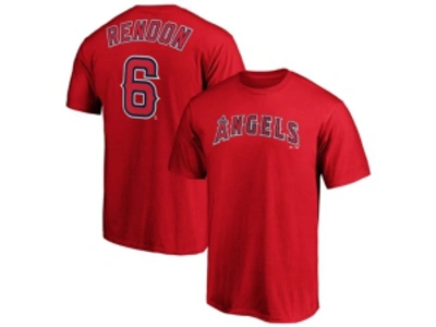 Nike Los Angeles Angels Men's Name And Number Player T-shirt Anthony Rendon In Red