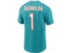 Nike Miami Dolphins Men's Pride Name And Number Wordmark 3.0 Player T-shirt Tua Tagovailoa In Blue