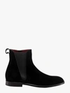 Dolce & Gabbana Black Leather Fur Men Chelsea Boots Shoes In Black