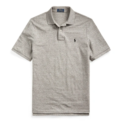 Polo Ralph Lauren Classic Fit Mesh Polo Shirt In Canterbury Heather