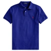 Polo Ralph Lauren Classic Fit Mesh Polo Shirt In Heritage Royal/red