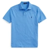 Polo Ralph Lauren Classic Fit Mesh Polo Shirt In Harbor Island Blue/navy
