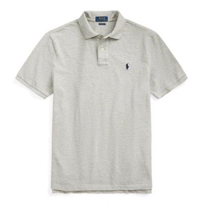 Polo Ralph Lauren Classic Fit Mesh Polo Shirt In Andover Heather/navy