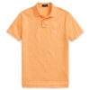 Polo Ralph Lauren Classic Fit Mesh Polo Shirt In Key West Orange/white