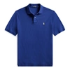 Polo Ralph Lauren Custom Slim Fit Piqué Polo Shirt In Fall Royal/yellow