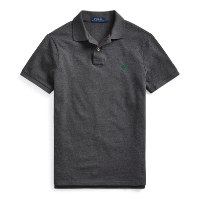 Polo Ralph Lauren Classic Fit Mesh Polo Shirt In Barclay Heather/green