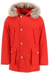 Woolrich Red Multi-pocket Arctic Parka