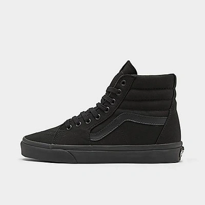Vans Sk8-hi Mens Skatebaord Fitness Athletic And Training Shoes In Black/black