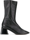Clergerie Block Heel Boots In Black