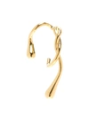ANNE MANNS 'EILA' 24 GOLD-PLATED STERLING SILVER EARPIECE