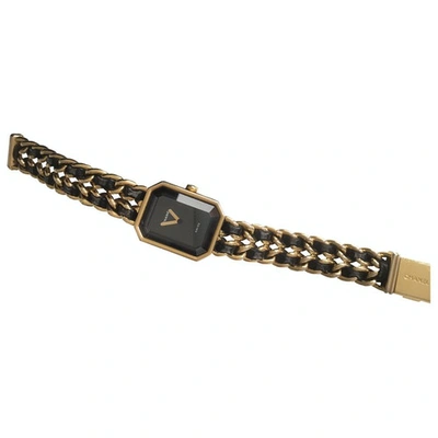 Pre-owned Chanel Première Gold Gold Plated Watch