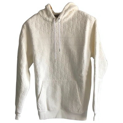 Pre-owned Dior White Cotton Knitwear & Sweatshirts