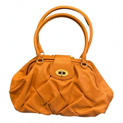 Pre-owned Smythson Beige Leather Handbag