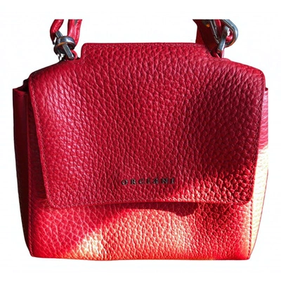 Pre-owned Orciani Red Leather Handbag