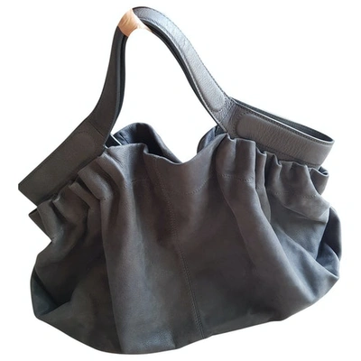 Pre-owned Vanessa Bruno Grey Leather Handbag